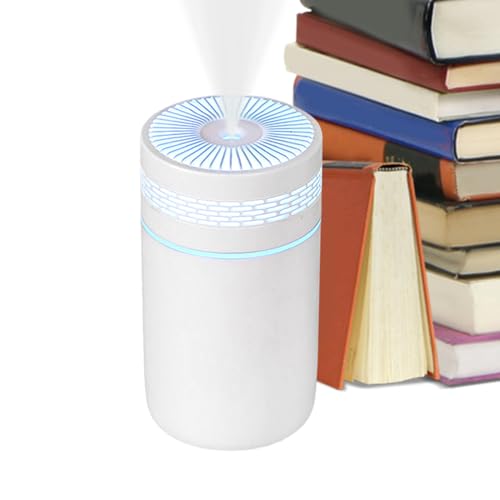Weldphur Kompakter Luftbefeuchter | Wohnraum Luftbefeuchter Mit Beleuchtung Für Schreibtisch,Leise 250ml Verdunster Mit USB-Anschluss Für Yoga, Schlaf & Wellness von Weldphur