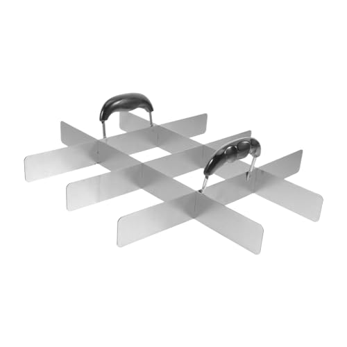 Weldphur Kuchenschneider,Edelstahl Käsekuchenschneider Mit Griff | Dessert Werkzeuge Für Pie Fondant Flan Schneiden Zuhause Geburtstag Backen Picknick,Torten Reis Flan Fondant Schneiden Feier Familie von Weldphur