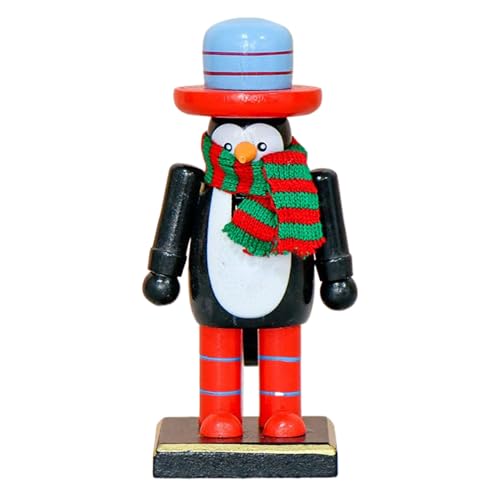 Weldphur Miniatur-Weihnachtsfiguren, Schreibtisch-Nussknacker-Figuren, Weihnachtsdekoration, Statuen, Heimdekorationen für Party, Eingang, Arbeitszimmer, Wohnzimmer, Schlafzimmer, Halloween von Weldphur