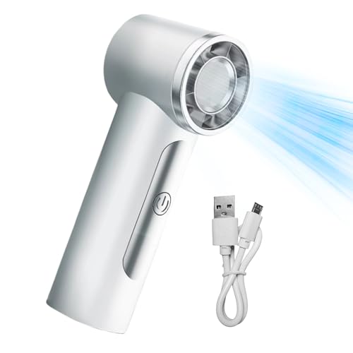 Weldphur Persönlicher Kühlventilator,Persönlicher Ventilator Mit Starkem Wind Für Die Hand | Starker Luftstrom Leise An Heißen Tagen Für Outdoor Camping Sport Veranstaltungen Spaziergänge Hochzeiten von Weldphur