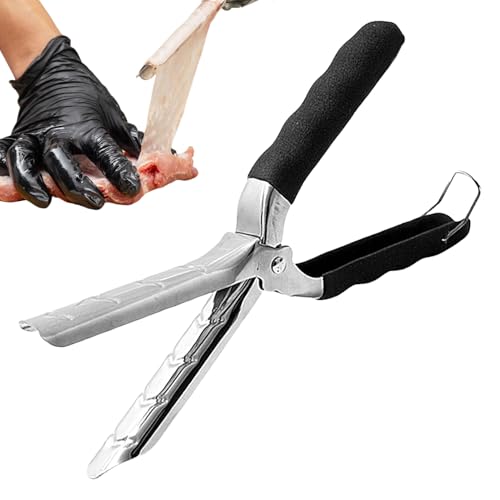 Weldphur Rippenwerkzeug Membranentferner | BBQ Rippchen Tool zum Häuten | Robuster Edelstahl Küchenhelfer Für Zu Hause Zubereitung Anfänger Kochbegeisterte - Für Haus Garten Grillen Camping Restaurant von Weldphur