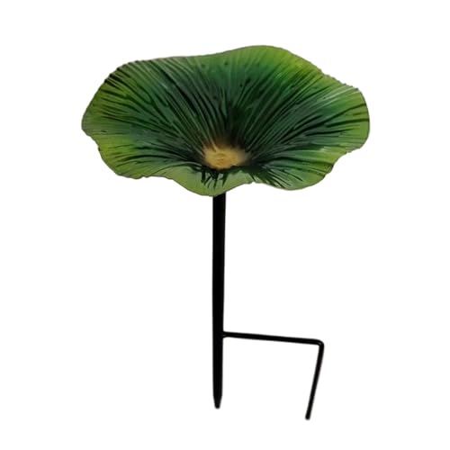Weldphur Ständer für Vogelfutterspender | Ständer Vogeltränke Mit Futterschale,Wasserdichtes Vogel-Bad In Blumenform Als Gartendeko Mit Metallstab Für Garten Terrasse von Weldphur