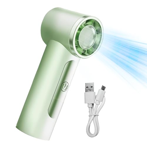 Weldphur Tragbarer Handventilator,Persönlicher Ventilator Mit Starkem Wind Für Die Hand - Leiser Tragbarer Außengebrauch Reisen Zugang Mit Starkem Luftstrom von Weldphur