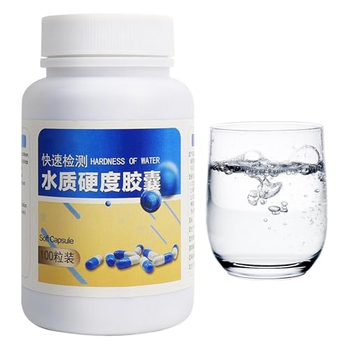 Weldphur Wasserhärte Test - Wassertest Set für Zuhause - Härtebestimmung für Aquarium Teich Hydroponik Süßwasser Pool Tank - Wasserhärte Teststreifen von Weldphur