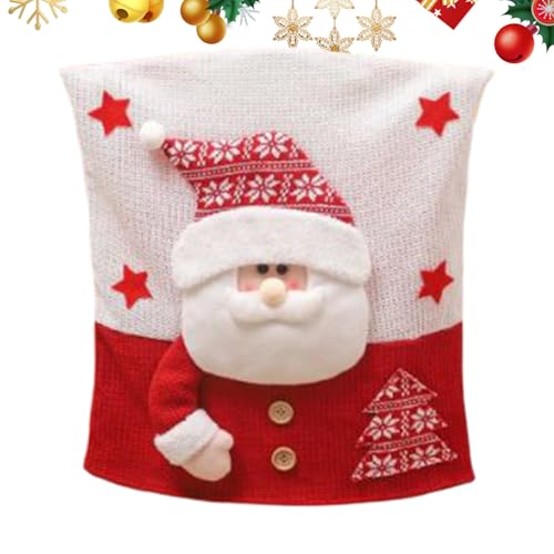 Weldphur Weihnachtsstuhlhussen für Esszimmerstühle, rutschfest, für draußen, Wohnzimmer, Küche, Arbeitsplatz, Schlafsaal, Wohnung, College Weldphur Weihnachtsstuhlhussen für Esszimmerstühle, rutschfest, für draußen, Wohnzimmer, Küche, Arbeitsplatz, Schlafsaal, Wohnung, College von Weldphur