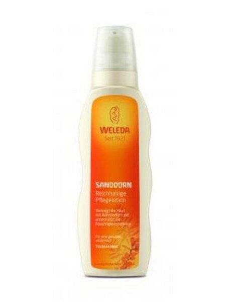 Weleda Sanddorn Reichhaltige Pflegelotion 200 ml von Weleda