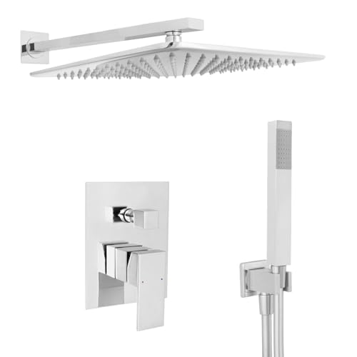 Welfenstein Unterputz Set 34-30HC7Q Regenbrause Edelstahl 30x30cm Unterputz von Welfenstein