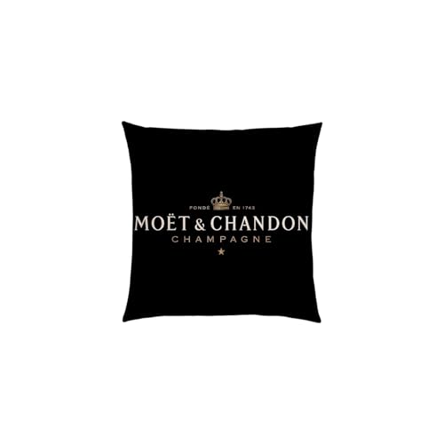 Welikekitchen für Moët & Chandon Kissenbezug Schwarz – Luxuriös und Stilvoll von Welikekitchen