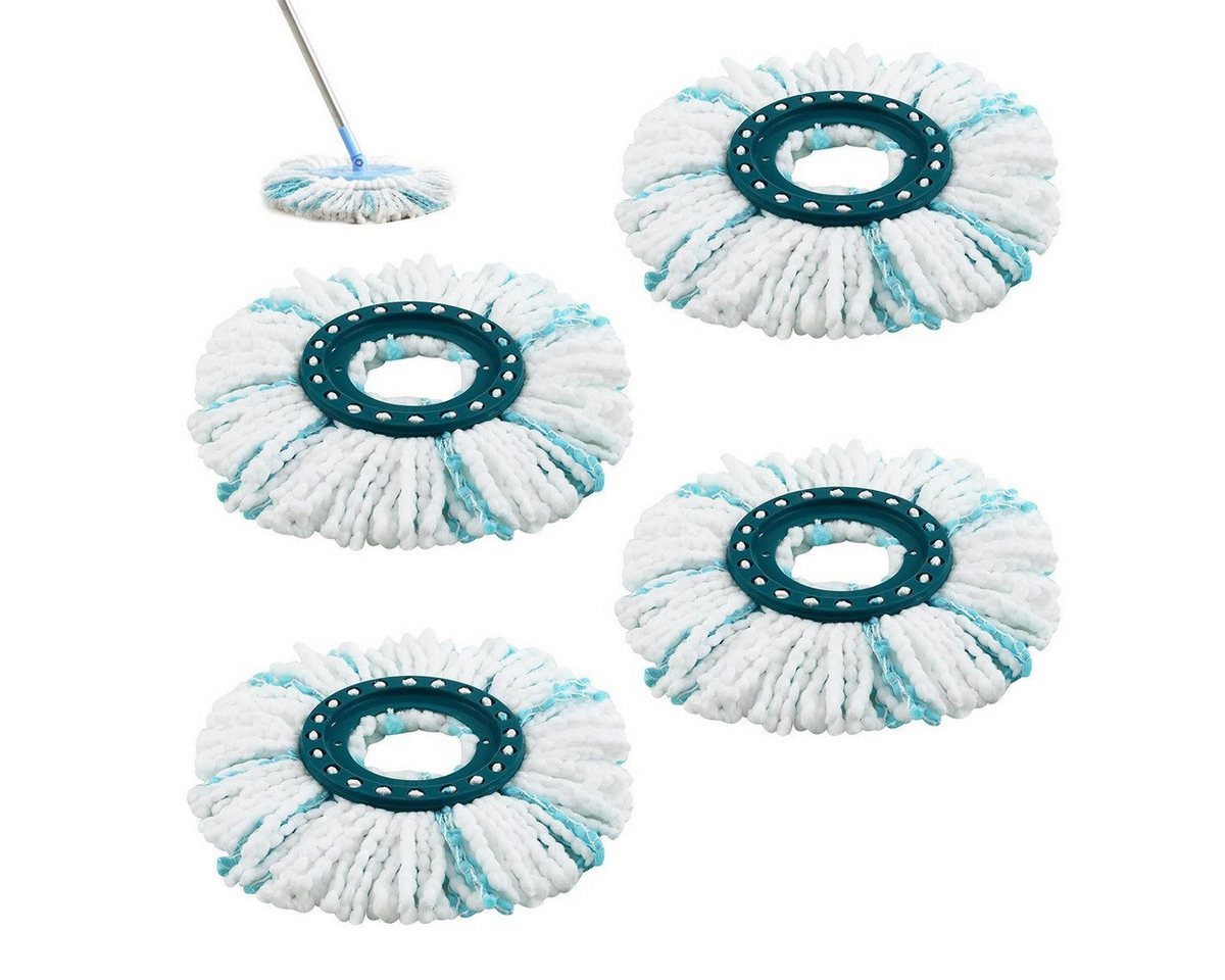 Welikera 4St Moppaufsatz für Disc Mop Mikrofaser Schonend Gründlich Moppaufsatz (4-tlg) von Welikera