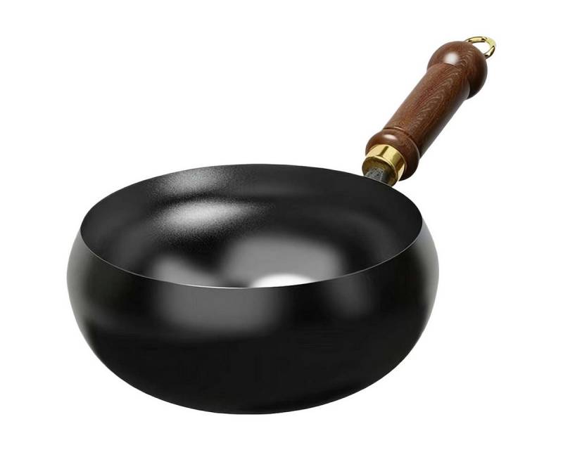 Welikera Bratpfanne Gusseisenpfanne 24cm,Gusseisenpfanne Induktion, Gusseisen, handgeschmiedet,tiefer Boden,Holzgriff,unbeschichtet Welikera Bratpfanne Gusseisenpfanne 24cm,Gusseisenpfanne Induktion, Gusseisen, handgeschmiedet,tiefer Boden,Holzgriff,unbeschichtet von Welikera