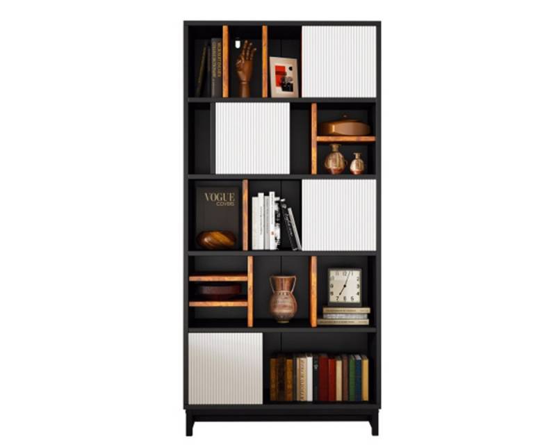 Welikera Bücherregal Bücherregal mit 5 Fachböden, Höhe 165 cm, Breite 80 cm, mit Fachböden von Welikera