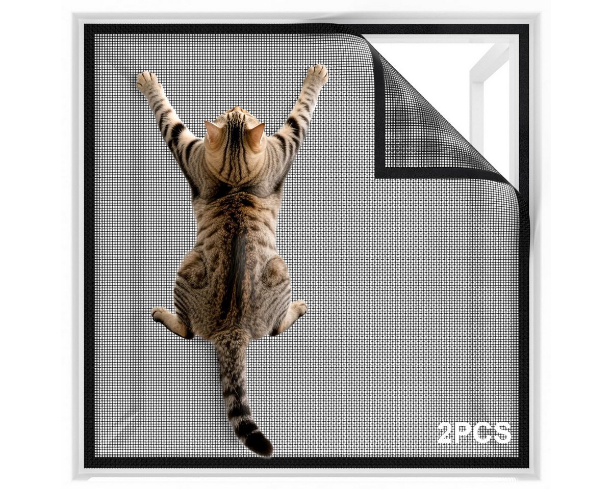 Welikera Fensterzusatzschloss Katzenfestes Fenstergitter, reißfest, ohne Bohren selbstklebend von Welikera