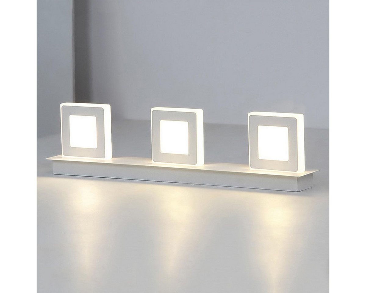 Welikera LED Spiegelleuchte Spiegelleuchte, 3 Köpfe 48*13*7cm Drehbares dimmbares LED-Licht von Welikera