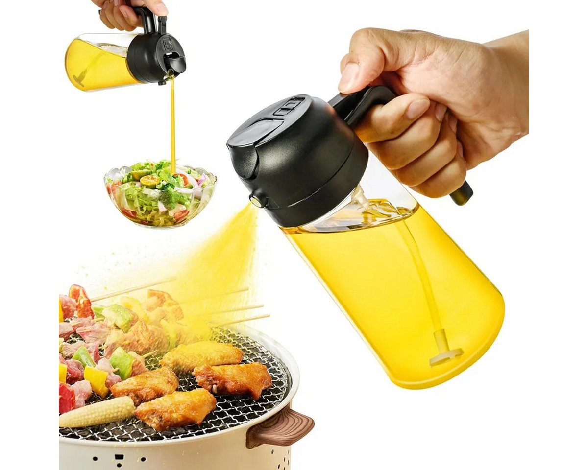 Welikera Ölspender Ölsprüher 500ml 2in1 Ölspender & Sprühflasche für Küche & Grill von Welikera