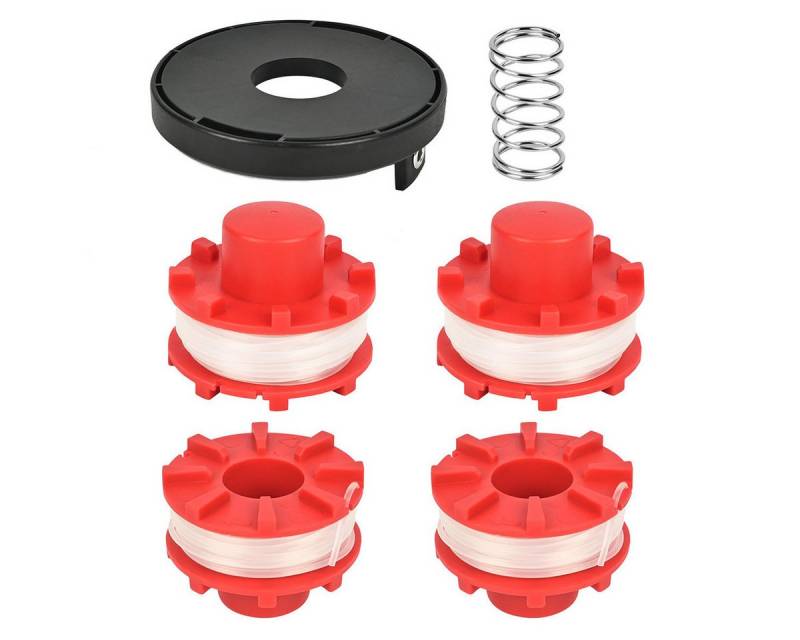 Welikera Rasentrimmer-Ersatzspule 4pcs Ersatzfadenspule für Einhell GE-CT36/30 Li E-Solo Rasentrimmer, 8 m Fadenlänge, Inklusive Ersatzabdeckung und Feder,3405096 Welikera Rasentrimmer-Ersatzspule 4pcs Ersatzfadenspule für Einhell GE-CT36/30 Li E-Solo Rasentrimmer, 8 m Fadenlänge, Inklusive Ersatzabdeckung und Feder,3405096 von Welikera