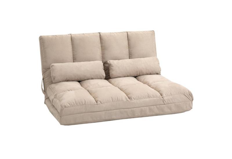 Welikera Schlafsofa Bodensofa Schlafsofa Sofa, klappbar, verstellbare Rückenlehne von Welikera