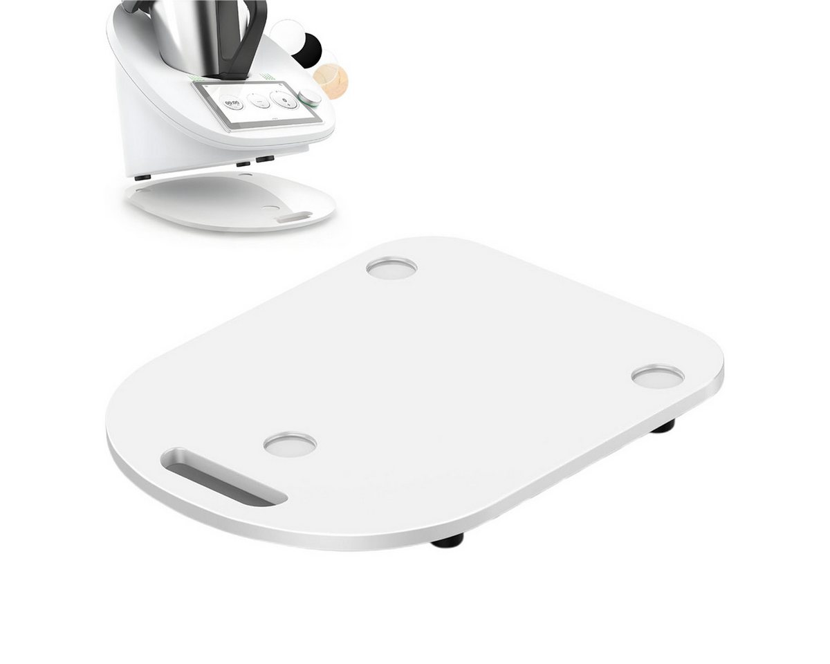 Welikera Schneideaufsatz Gleitbrett für Thermomix TM6/TM5,Brett für Thermomix mit Rollen, Leicht zu bewegen,rutschfest und stoßdämpfend,Acryl,weiß von Welikera