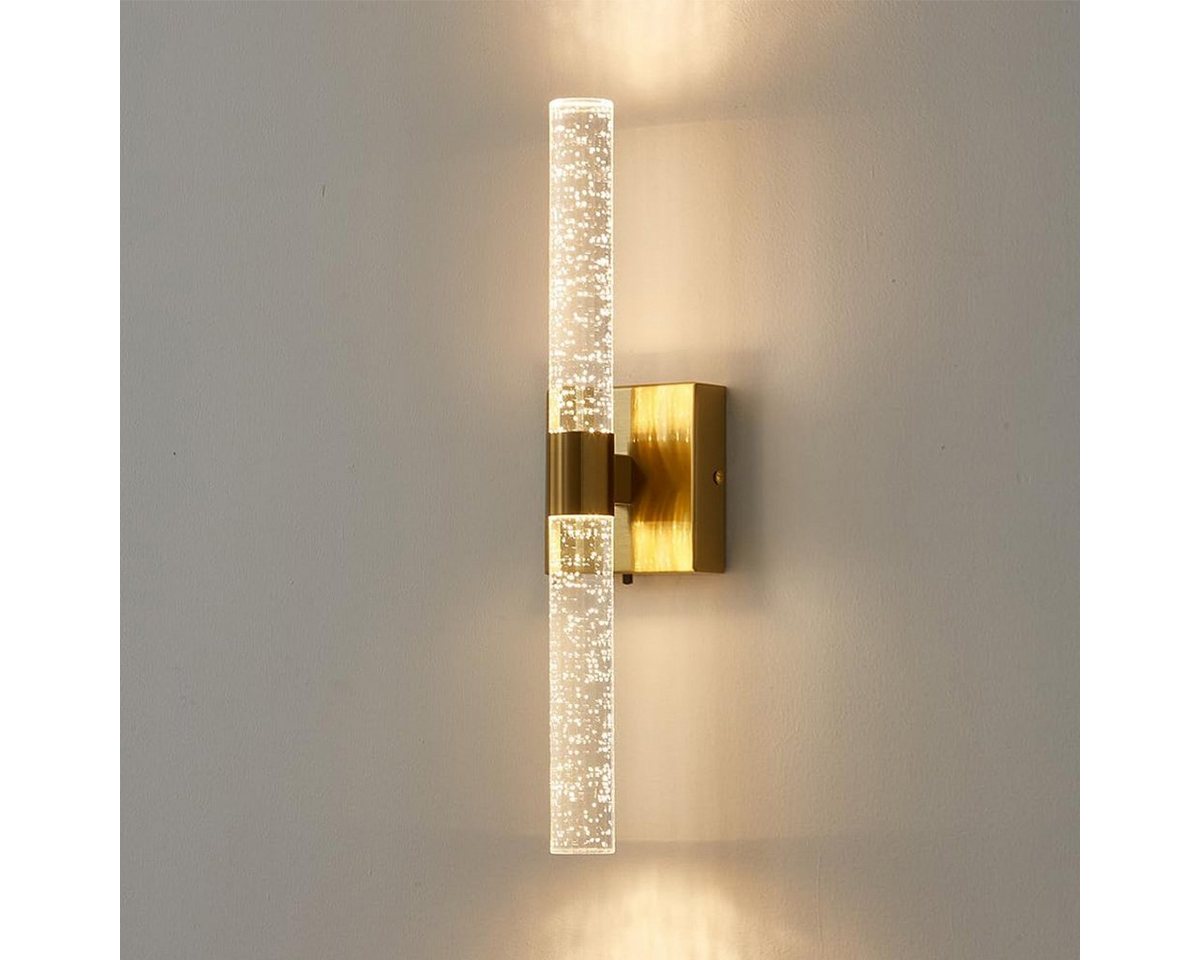 Welikera Wandleuchte 12W Kristall Wandlampe für Wohnzimmer, Schlafzimmer,46*11.5*10 cm von Welikera