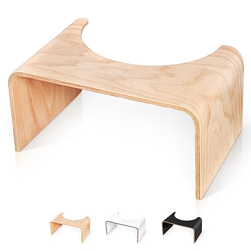Well Care Toilettenhocker Holz - WC Hocker fur Erwachsene - Ermöglicht hockende Position Anti-Verstopfung - Klohocker Made in France - Squatty Kackhocker Well Care Toilettenhocker Holz - WC Hocker fur Erwachsene - Ermöglicht hockende Position Anti-Verstopfung - Klohocker Made in France - Squatty Kackhocker von Well Care