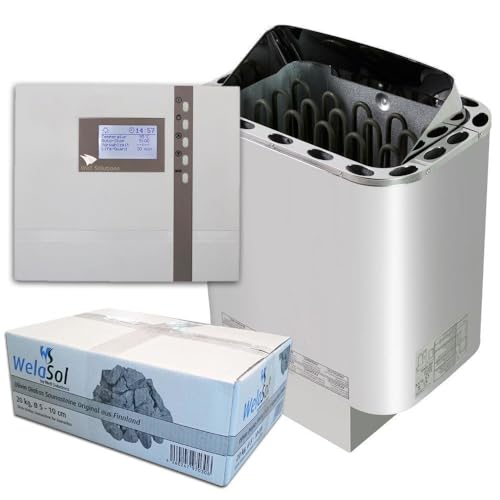 Well Solutions Saunaofen Edelstahl Next 8 kW - Saunasteuerung Econ D4 - inklusive Saunasteine Well Solutions Saunaofen Edelstahl Next 8 kW - Saunasteuerung Econ D4 - inklusive Saunasteine von Well Solutions