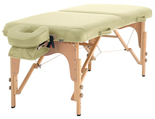 Taoline Massageliege Balance II« (76 cm), mobil, tragbar, Creme-beige, verstellbare Kopfstütze, Armschlaufe & Tragetasche inklusive von WellTouch