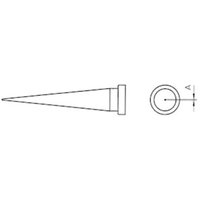 LT-1L Lötspitze Langform, konisch Spitzen-Größe 0.2 mm Inhalt 1 St. - Weller von Weller