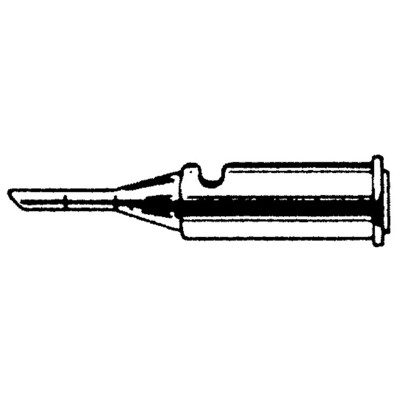 Lötspitze für Pyropen, 2,0mm, Rundform, abgeschrägt konisch von Weller