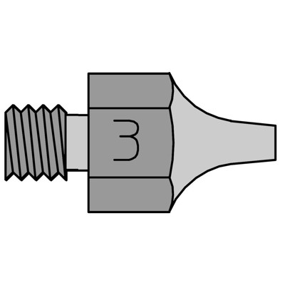 Saugdüse Serie DS, Außen-ø2,5mm, Innen-ø1,2mm, DS 113 von Weller