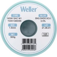 T0051386099 Lötzinn, bleifrei Spule, bleifrei Sn3,0Ag0,5Cu 500 g 1.60 mm - Weller von Weller