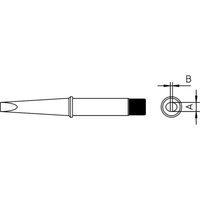 Weller 4CT6D8-1 Lötspitze Meißelform, gerade Spitzen-Größe 5 mm Inhalt 1 St. von Weller