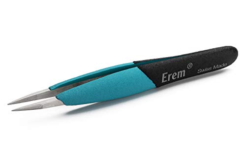 Weller Erem EOOSA Ergonomische Sehr Robuste Präzisionspinzette mit Geraden Starken Spitzen für Standardanwendungen von Weller