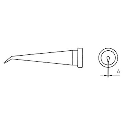 Weller LT-1LX Lötspitze Langform, konisch, gebogen Spitzen-Größe 0.2 mm Inhalt 1 St. Weller LT-1LX Lötspitze Langform, konisch, gebogen Spitzen-Größe 0.2 mm Inhalt 1 St. von Weller