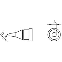 Weller - LT-1X Lötspitze Rundform, gebogen Spitzen-Größe 0.4 mm Inhalt 1 St. Weller - LT-1X Lötspitze Rundform, gebogen Spitzen-Größe 0.4 mm Inhalt 1 St. von Weller