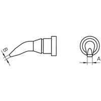 Weller LT-AX Lötspitze Rundform, gebogen Spitzen-Größe 1.6 mm Inhalt 1 St. Weller LT-AX Lötspitze Rundform, gebogen Spitzen-Größe 1.6 mm Inhalt 1 St. von Weller