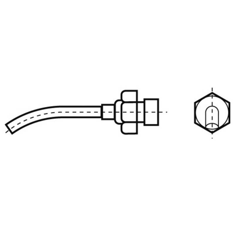 Weller Lötfitting Weller R08 Heißluftdüse Heißluftdüsen Spitzen-Größe 2.5 mm Inhalt 1 S, (R08) von Weller
