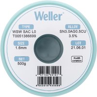 T0051386699 Lötzinn, bleifrei Spule, bleifrei Sn3,0Ag0,5Cu 500 g 1.60 mm - Weller von Weller