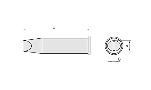 Weller T0054480299 Lötspitze für Lötkolben, 200 W von Weller