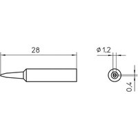 Xnt k Lötspitze Meißelform Spitzen-Größe 1.2 mm Inhalt 1 St. - Weller Xnt k Lötspitze Meißelform Spitzen-Größe 1.2 mm Inhalt 1 St. - Weller von Weller