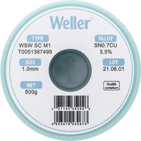 Wsw sc M1 Lötzinn, bleifrei Spule Sn0,7Cu 500 g 1 mm - Weller von Weller