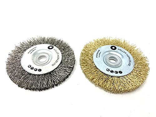 WELLERWERKZEUGE | 2er SET Drahtbürste Bürste Reinigungsscheibe passend für Bosch GWS 10,8 12V 76 Zubehör Schleifscheiben Mini Akku Winkelschleifer WELLERWERKZEUGE | 2er SET Drahtbürste Bürste Reinigungsscheibe passend für Bosch GWS 10,8 12V 76 Zubehör Schleifscheiben Mini Akku Winkelschleifer von Wellerwerkzeuge