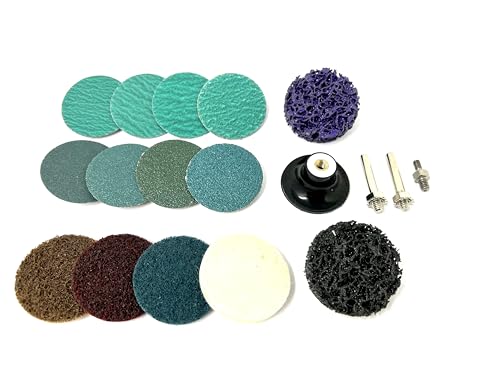 WELLERWERKZEUGE I Schnellwechselsystem R Type Zubehörset 50mm inkl Adapter passend für Druckluftschleifer mini Winkelschleifer wie Bosch GWS GWG 12V 10,8 BGS Roloc Proxxon Hazet Würth HBM KS Tools WELLERWERKZEUGE I Schnellwechselsystem R Type Zubehörset 50mm inkl Adapter passend für Druckluftschleifer mini Winkelschleifer wie Bosch GWS GWG 12V 10,8 BGS Roloc Proxxon Hazet Würth HBM KS Tools von Wellerwerkzeuge