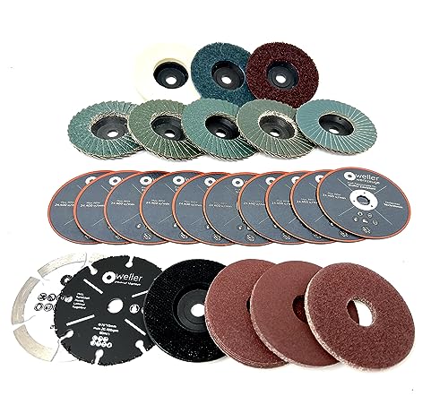 Wellerwerkzeuge I XXL Zubehör SET ⌀76x10mm passend für Mini akku Winkelschleifer z.b. Bosch GWS 12V 10,8V Trennscheiben Fächerscheiben Wellerwerkzeuge I XXL Zubehör SET ⌀76x10mm passend für Mini akku Winkelschleifer z.b. Bosch GWS 12V 10,8V Trennscheiben Fächerscheiben von Wellerwerkzeuge