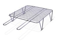 Wellfire Edelstahl Grillrost für Grillkamin Landau mit Stehfüssen 46x46cm von Wellfire