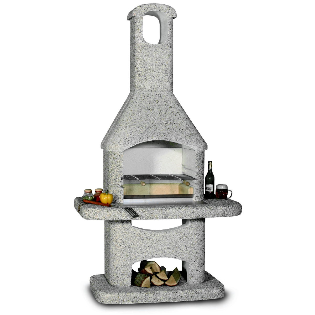 Wellfire Grillkamin Nova braun von Wellfire