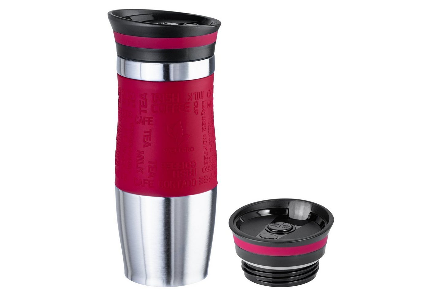 Wellgro Thermobecher Thermobecher 400 ml inklusive 1 Extradeckel Wellgro Thermobecher Thermobecher 400 ml inklusive 1 Extradeckel von Wellgro