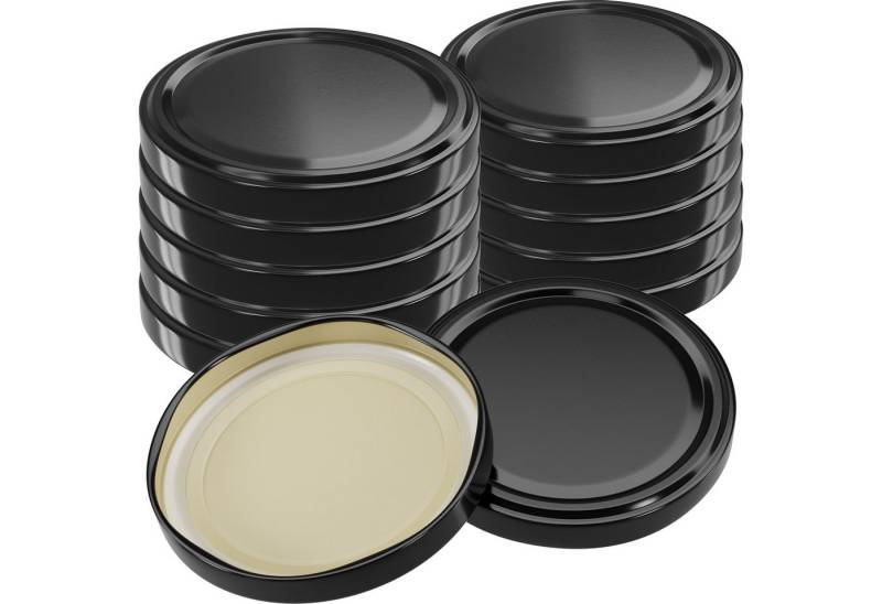 Wellgro Vorratsglas Einmachdeckel TO 82 - Twist-Off-Deckel, (200-tlg) von Wellgro