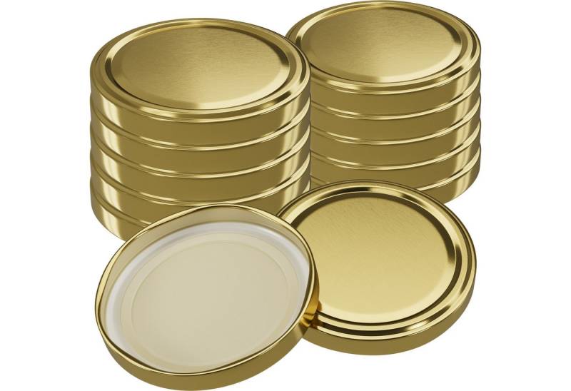 Wellgro Vorratsglas Einmachdeckel TO 82 - Twist-Off-Deckel, (200-tlg) von Wellgro