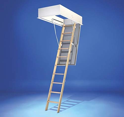 Wellhöfer GutHolz Bodentreppe - mit WärmeSchutz WS4D Deckenöffnung 70 x 140 cm von Wellhöfer