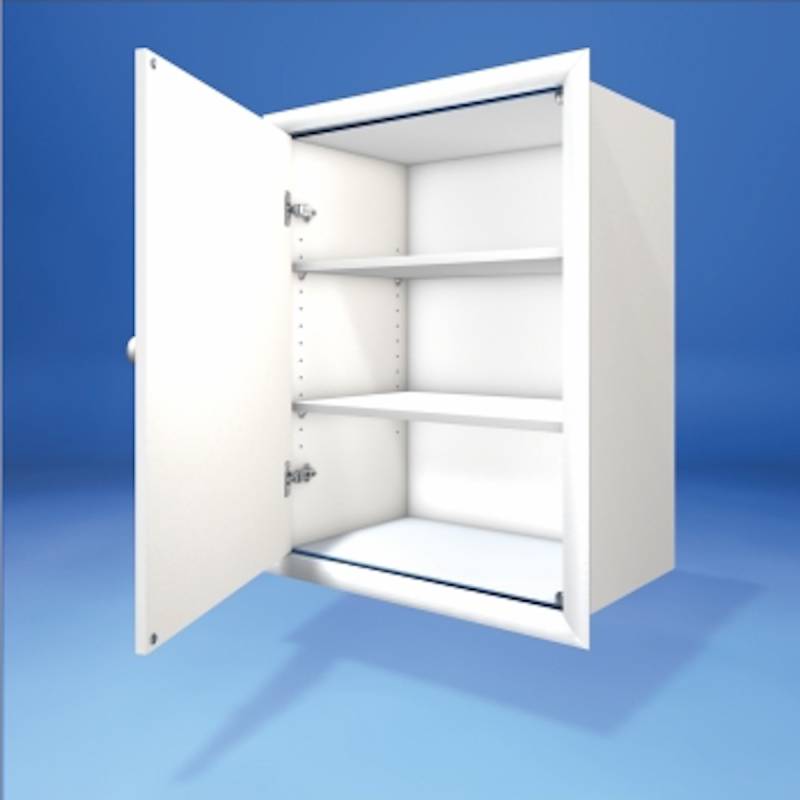 Wellhöfer Kniestocktüre mit Korpus 70 x 100 cm mit Pushlock ohne Wärmeschutz flächenversetzte Standardausführung von Wellhoefer