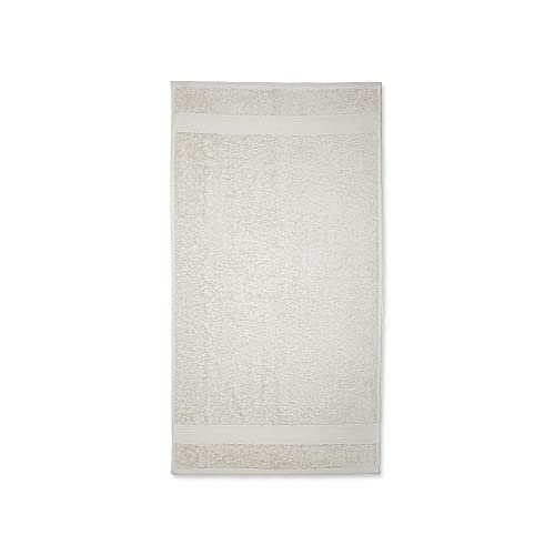 Beiges Badetuch aus 100 % Baumwolle, 30 x 50 cm. von Wellhome